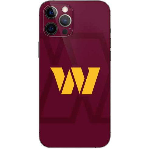 NFL Washington Commanders Large Logo iPhone 12 Pro Max Skin